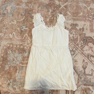 Art Class Cream Ruffled Chemise